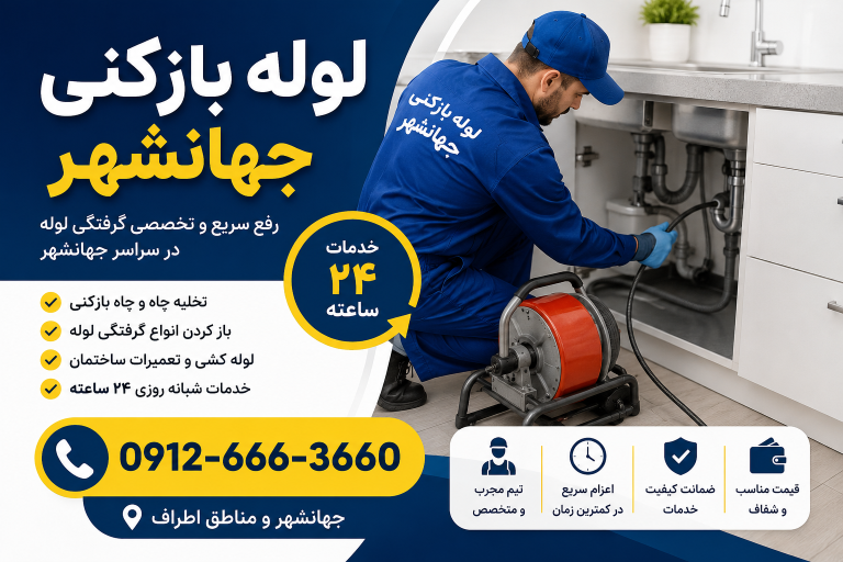 لوله بازکنی در جهانشهر کرج